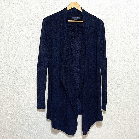 BAREFOOT DREAMS Black Bamboo Chic Cardigan - Picture 1 of 9